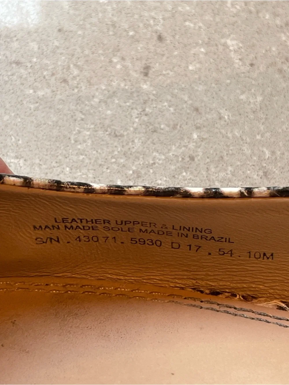 Tory Burch Lowell Snake Print Ballet Flats | Brown/Cream